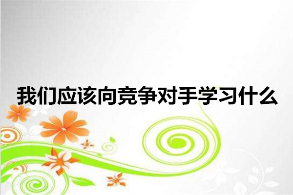 SEO竞争研究-竞争对手的哪些方面值得我们去分析和关注