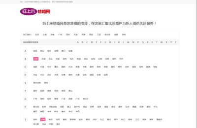 钰上米结婚网网站建设项目