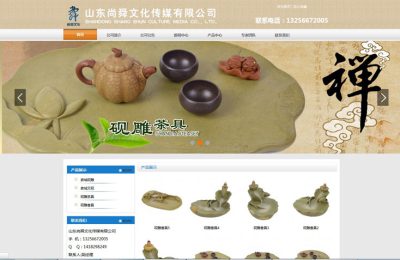 山东尚舜文化传媒有限公司网站建设